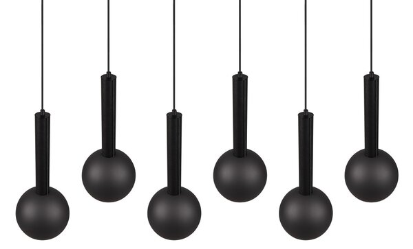 Φωτιστικό Κρεμαστό Cinque CILIANA 316300632 Μαύρο Ματ (Black Mat)
