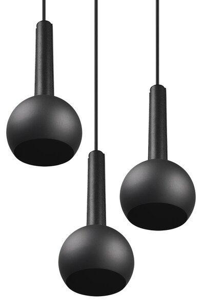 Φωτιστικό Κρεμαστό Cinque CILIANA 316330332 Μαύρο Ματ (Black Mat)