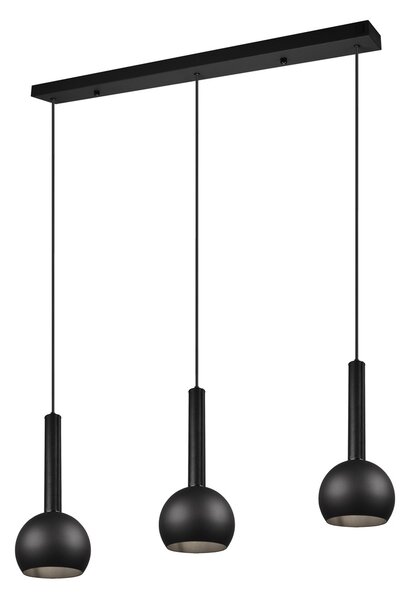 Φωτιστικό Κρεμαστό Cinque CILIANA 316300332 Μαύρο Ματ (Black Mat)
