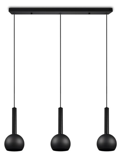 Φωτιστικό Κρεμαστό Cinque CILIANA 316300332 Μαύρο Ματ (Black Mat)