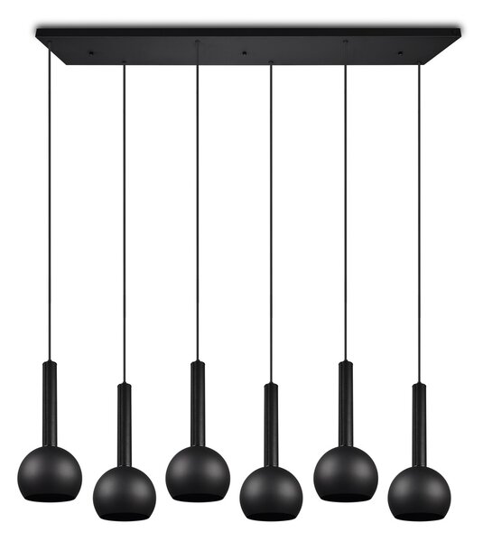 Φωτιστικό Κρεμαστό Cinque CILIANA 316300632 Μαύρο Ματ (Black Mat)