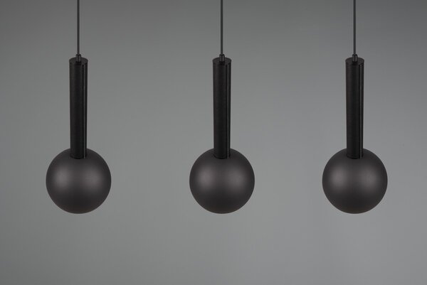 Φωτιστικό Κρεμαστό Cinque CILIANA 316300332 Μαύρο Ματ (Black Mat)