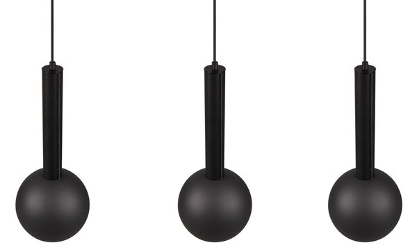 Φωτιστικό Κρεμαστό Cinque CILIANA 316300332 Μαύρο Ματ (Black Mat)