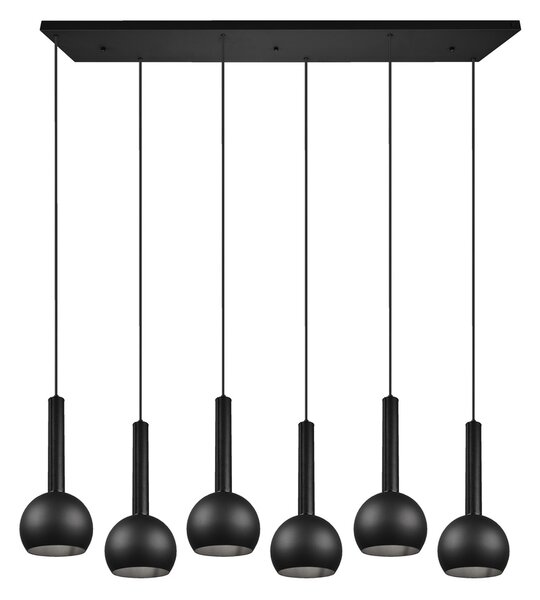 Φωτιστικό Κρεμαστό Cinque CILIANA 316300632 Μαύρο Ματ (Black Mat)