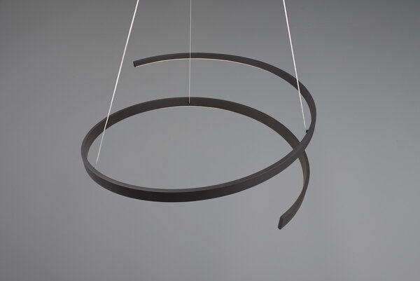 Φωτιστικό Κρεμαστό Cinque CINARDI 346110132 Μαύρο Ματ (Black Mat) 2000 - 4000K