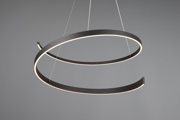 Φωτιστικό Κρεμαστό Cinque CINARDI 346110132 Μαύρο Ματ (Black Mat) 2000 - 4000K