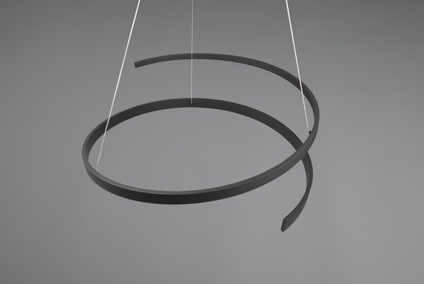 Φωτιστικό Κρεμαστό Cinque CINARDI 346110132 Μαύρο Ματ (Black Mat) 2000 - 4000K