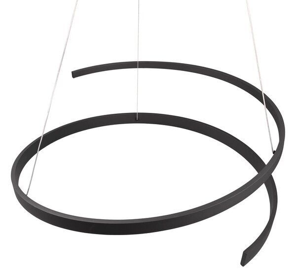 Φωτιστικό Κρεμαστό Cinque CINARDI 346110132 Μαύρο Ματ (Black Mat) 2000 - 4000K