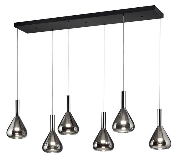 Φωτιστικό Κρεμαστό Cinque CIPERA 345010632 Μαύρο Ματ (Black Mat) 2000 - 4000K