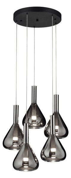 Φωτιστικό Κρεμαστό Cinque CIPERA 345030532 Μαύρο Ματ (Black Mat) 2000 - 4000K