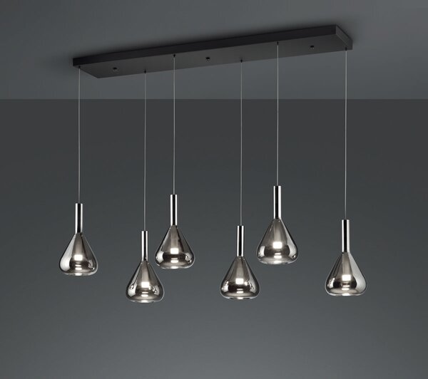 Φωτιστικό Κρεμαστό Cinque CIPERA 345010632 Μαύρο Ματ (Black Mat) 2000 - 4000K