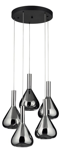 Φωτιστικό Κρεμαστό Cinque CIPERA 345030532 Μαύρο Ματ (Black Mat) 2000 - 4000K