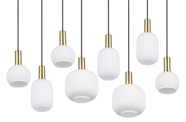 Φωτιστικό Κρεμαστό Trio Lighting DIVA 319800808 Ορειχαλκωμένο Ματ (Brass Mat)