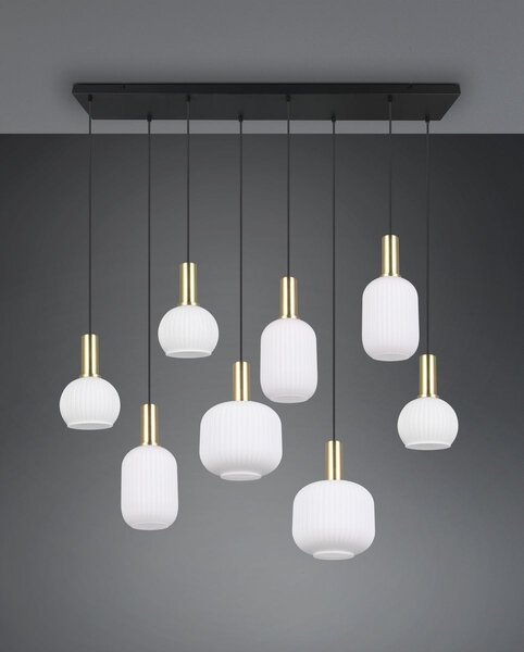 Φωτιστικό Κρεμαστό Trio Lighting DIVA 319800808 Ορειχαλκωμένο Ματ (Brass Mat)