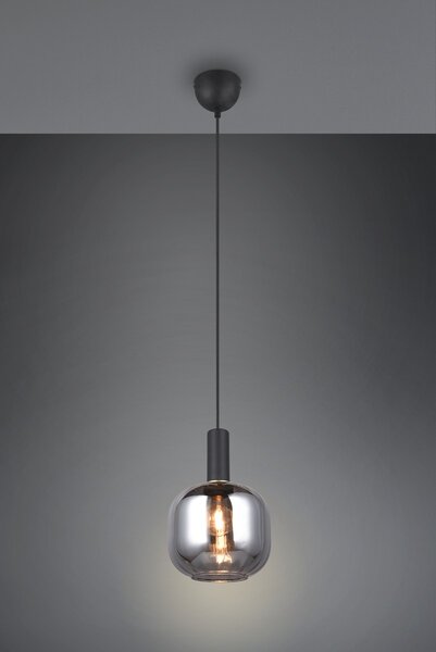Φωτιστικό Κρεμαστό Trio Lighting DIVA 319800132 Μαύρο Ματ (Black Mat)