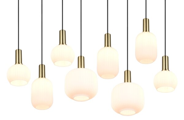 Φωτιστικό Κρεμαστό Trio Lighting DIVA 319800808 Ορειχαλκωμένο Ματ (Brass Mat)