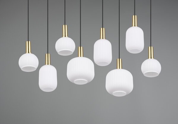 Φωτιστικό Κρεμαστό Trio Lighting DIVA 319800808 Ορειχαλκωμένο Ματ (Brass Mat)
