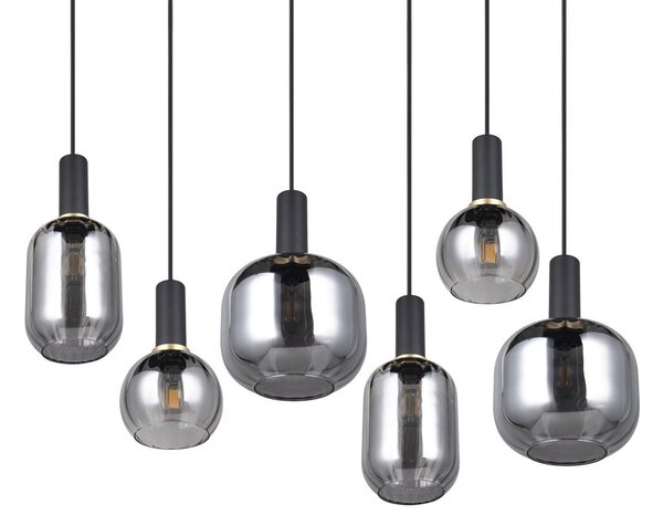 Φωτιστικό Κρεμαστό Trio Lighting DIVA 319800632 Μαύρο Ματ (Black Mat)