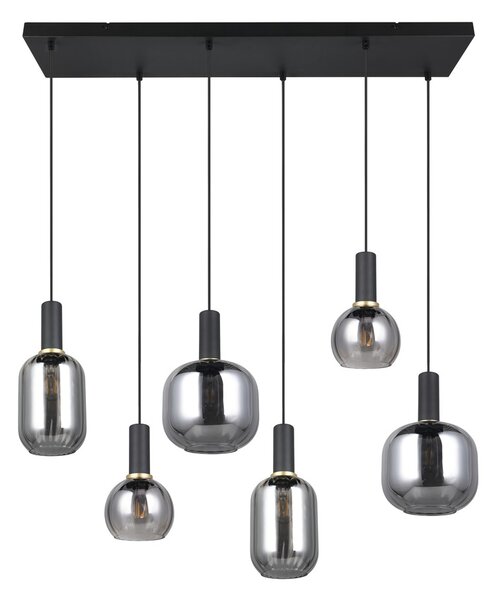 Φωτιστικό Κρεμαστό Trio Lighting DIVA 319800632 Μαύρο Ματ (Black Mat)
