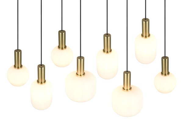 Φωτιστικό Κρεμαστό Trio Lighting DIVA 319800808 Ορειχαλκωμένο Ματ (Brass Mat)