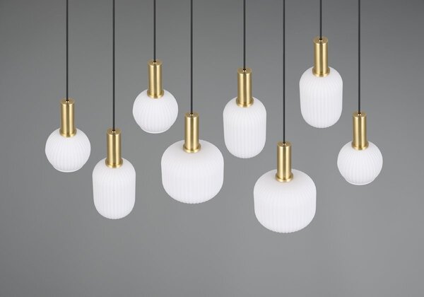 Φωτιστικό Κρεμαστό Trio Lighting DIVA 319800808 Ορειχαλκωμένο Ματ (Brass Mat)