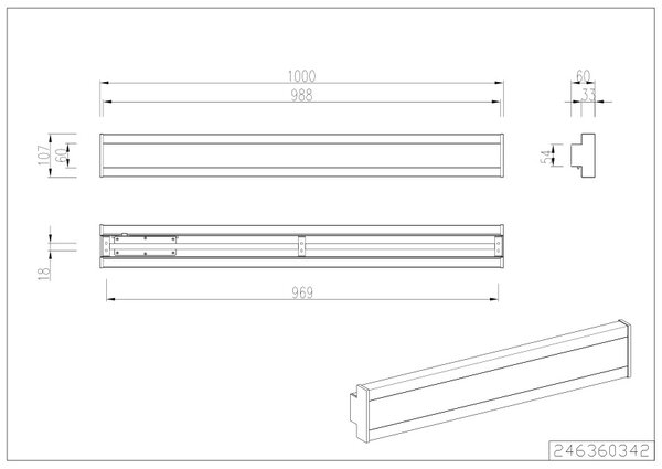 Φωτιστικό Επίτοιχο Trio Lighting DAWSON 246360342 Ανθρακί (Anthracite) 2300+3000+4000K