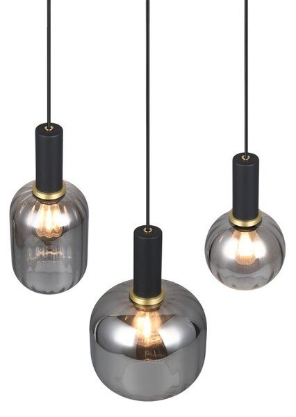 Φωτιστικό Κρεμαστό Trio Lighting DIVA 319830332 Μαύρο Ματ (Black Mat)