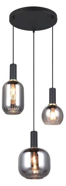 Φωτιστικό Κρεμαστό Trio Lighting DIVA 319830332 Μαύρο Ματ (Black Mat)