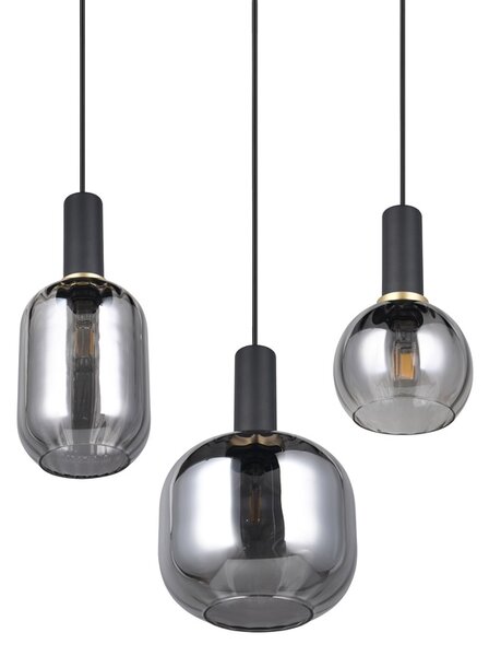 Φωτιστικό Κρεμαστό Trio Lighting DIVA 319830332 Μαύρο Ματ (Black Mat)
