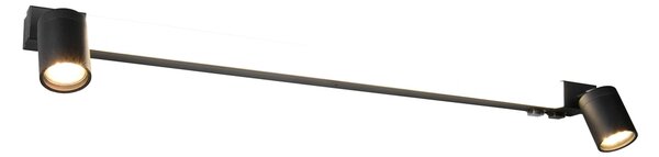 Φωτιστικό Επίτοιχο Trio Lighting ENRICO 281479332 Μαύρο Ματ (Black Mat) 2300+3000+4000K