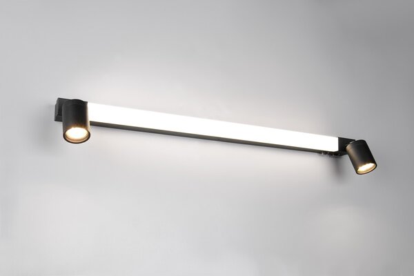 Φωτιστικό Επίτοιχο Trio Lighting ENRICO 281479332 Μαύρο Ματ (Black Mat) 2300+3000+4000K