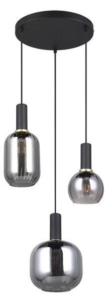 Φωτιστικό Κρεμαστό Trio Lighting DIVA 319830332 Μαύρο Ματ (Black Mat)