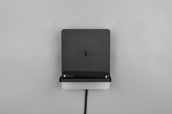 Φωτιστικό Επίτοιχο Trio Lighting FAIRFIELD 248670132 Μαύρο Ματ (Black Mat) 3000K