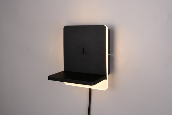 Φωτιστικό Επίτοιχο Trio Lighting FAIRFIELD 248670132 Μαύρο Ματ (Black Mat) 3000K