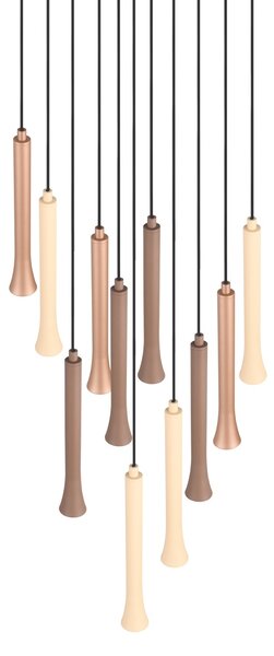 Φωτιστικό Κρεμαστό Trio Lighting FIATO 352091117 Μαύρο Ματ (Black Mat) 2300+3000+4000K
