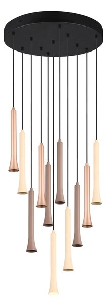 Φωτιστικό Κρεμαστό Trio Lighting FIATO 352091117 Μαύρο Ματ (Black Mat) 2300+3000+4000K