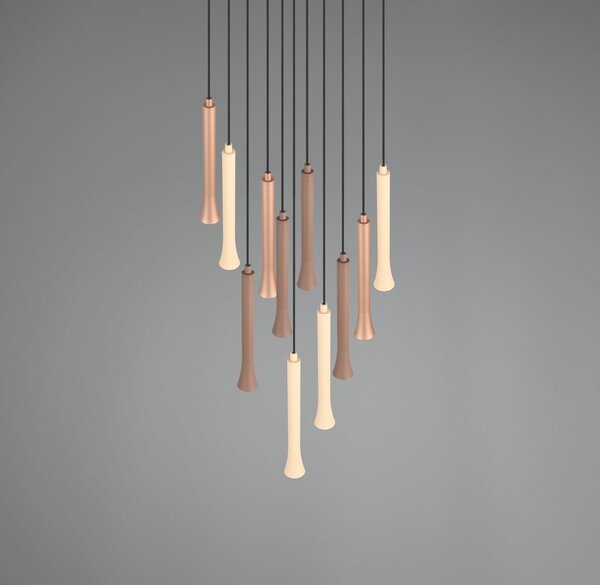 Φωτιστικό Κρεμαστό Trio Lighting FIATO 352091117 Μαύρο Ματ (Black Mat) 2300+3000+4000K