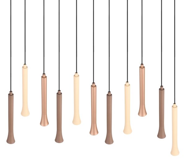 Φωτιστικό Κρεμαστό Trio Lighting FIATO 352011117 Μαύρο Ματ (Black Mat) 2300+3000+4000K