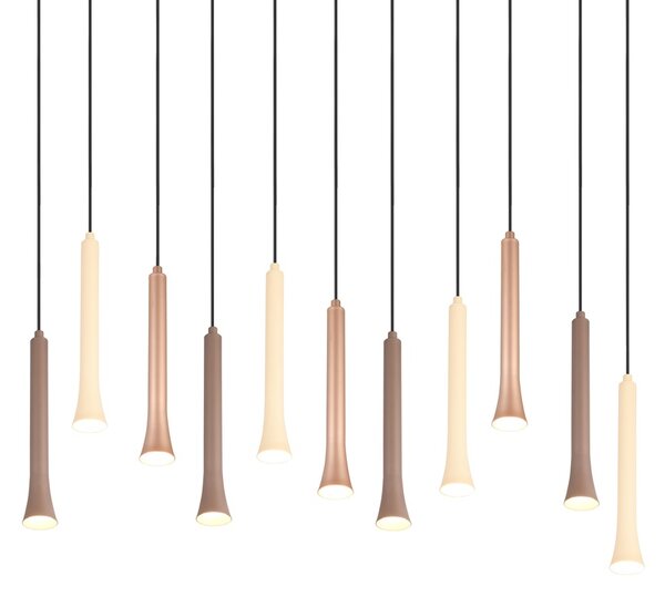 Φωτιστικό Κρεμαστό Trio Lighting FIATO 352011117 Μαύρο Ματ (Black Mat) 2300+3000+4000K