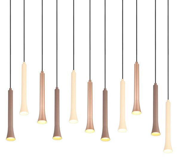 Φωτιστικό Κρεμαστό Trio Lighting FIATO 352011117 Μαύρο Ματ (Black Mat) 2300+3000+4000K