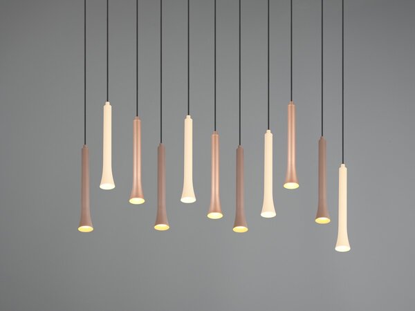 Φωτιστικό Κρεμαστό Trio Lighting FIATO 352011117 Μαύρο Ματ (Black Mat) 2300+3000+4000K