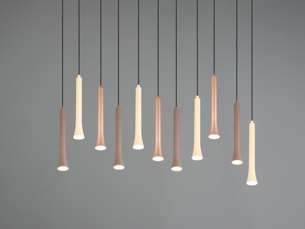 Φωτιστικό Κρεμαστό Trio Lighting FIATO 352011117 Μαύρο Ματ (Black Mat) 2300+3000+4000K