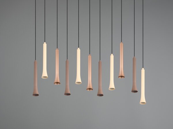 Φωτιστικό Κρεμαστό Trio Lighting FIATO 352011117 Μαύρο Ματ (Black Mat) 2300+3000+4000K