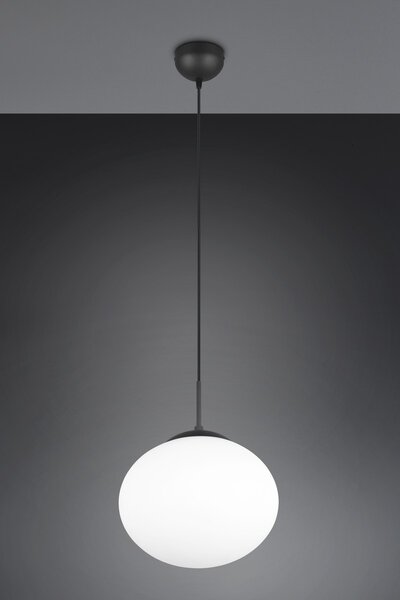 Φωτιστικό Κρεμαστό Trio Lighting FOMENTO 363100132 Μαύρο Ματ (Black Mat)