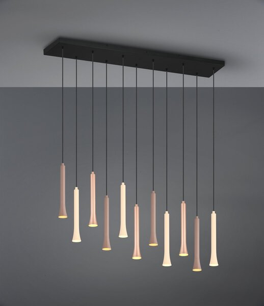 Φωτιστικό Κρεμαστό Trio Lighting FIATO 352011117 Μαύρο Ματ (Black Mat) 2300+3000+4000K