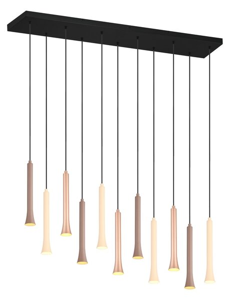 Φωτιστικό Κρεμαστό Trio Lighting FIATO 352011117 Μαύρο Ματ (Black Mat) 2300+3000+4000K