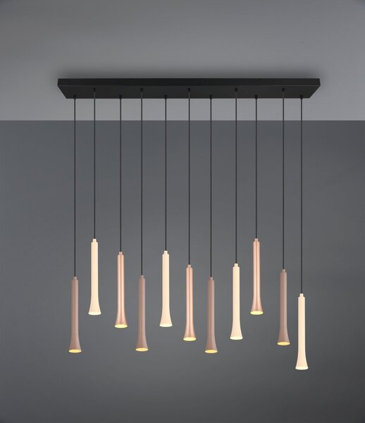 Φωτιστικό Κρεμαστό Trio Lighting FIATO 352011117 Μαύρο Ματ (Black Mat) 2300+3000+4000K