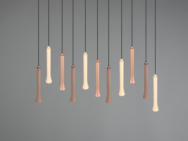 Φωτιστικό Κρεμαστό Trio Lighting FIATO 352011117 Μαύρο Ματ (Black Mat) 2300+3000+4000K