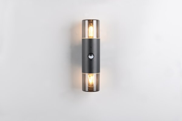 Φωτιστικό Επίτοιχο Trio Lighting HOOSIC 222260232 Μαύρο Ματ (Black Mat)
