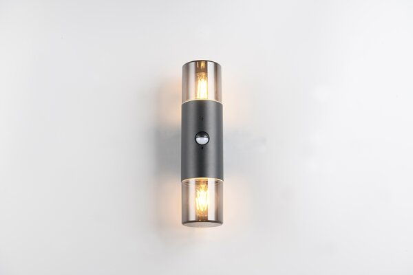 Φωτιστικό Επίτοιχο Trio Lighting HOOSIC 222260232 Μαύρο Ματ (Black Mat)